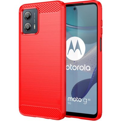 Pouzdro PROTEMIO 55955 FLEXI TPU Kryt pro Motorola Moto G53 5G červený – Zboží Mobilmania