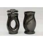 Svítilna a váza na hrob imitace metal III – Zboží Dáma