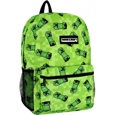 Minecraft zelená batoh pro kluka creeper 41 x 33 x 20 – Zbozi.Blesk.cz