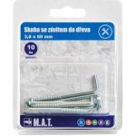 skoba se závitem do dřeva 60x3,8mm Zn (10ks) – Hledejceny.cz