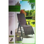 LIVARNO home Hliníkové polohovací křeslo Houston, šedá – Zboží Dáma