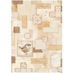 Stamperia Rýžový papír Vintage ptáček – Zboží Mobilmania