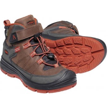 Keen REDWOOD MID WP JR coffee bean picante