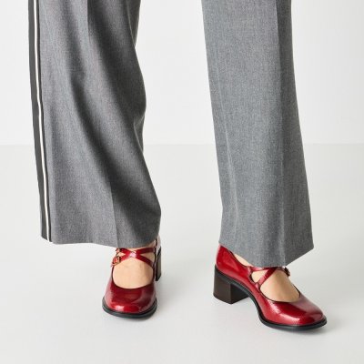 DÁMSKÉ LODIČKY TAMARIS 1-22459-45 500 ČERVENÁ – Zboží Dáma