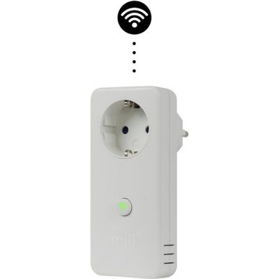 Mill® chytrá WiFi zásuvka se senzory teploty a vlhkosti bílá