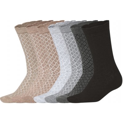 Esmara dámské ponožky s BIO bavlnou 7 párů šedá – Hledejceny.cz