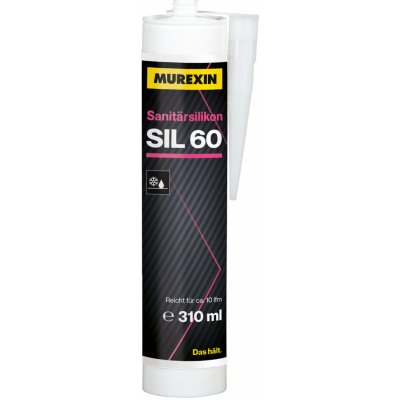 Murexin SIL 60 sanitární silikon 310 g mint – Hledejceny.cz