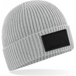 Beechfield Zimní čepice s nášivkou B442R Light Grey – Hledejceny.cz