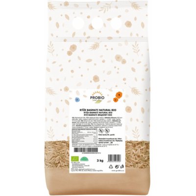 ProBio Bioharmonie Rýže basmati natural bio 3 kg