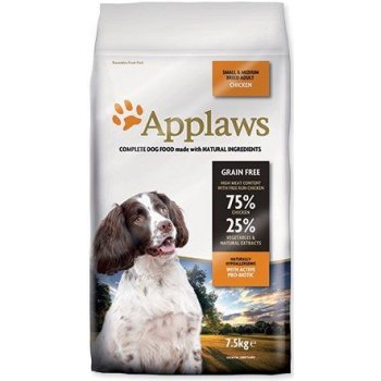 Applaws Dog Adult Small & Medium Breed Chicken 7,5 kg