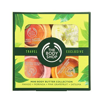 The Body Shop Body Butter 50 ml Moringa Body Butter + 50 ml Satsuma Body Butter + 50 ml Pink Grapefruit Body Butter + 50 ml Mango Body Butter dárková sada