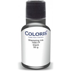 Coloris Razítková barva 794/I P na plasty a gumu černá 50 g flexibilní