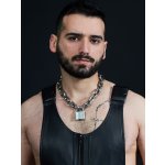 Mister B Chain with Lock - ocelový řetěz se zámkem na krk – Zboží Dáma