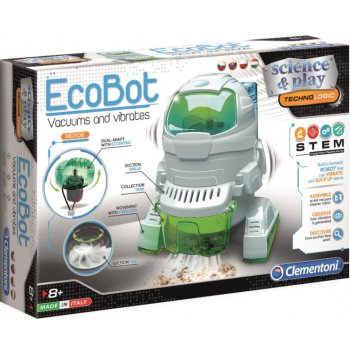 Clementoni Science&Play Techno Logic EcoBot vysává a vibruje