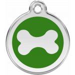 Red Dingo známka Bone Green Kost zelená M 30 mm – Hledejceny.cz