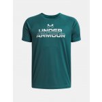 Under Armour Chlapecké tričko UA Tech Split Wordmark SS-GRN Zelená – Sleviste.cz