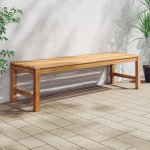VidaXL Zahradní lavice 150 cm masivní teakové dřevo – Hledejceny.cz