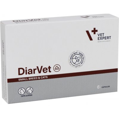 VetExpert DiarVet Small Breed&Cats 30 cps – Hledejceny.cz