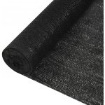 vidaXL Stínící tkanina černá 1 x 25 m HDPE 195 g/m² – HobbyKompas.cz