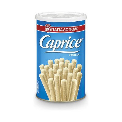 Papadopoulos Caprice plněné trubičky vanilka 250 g – Hledejceny.cz