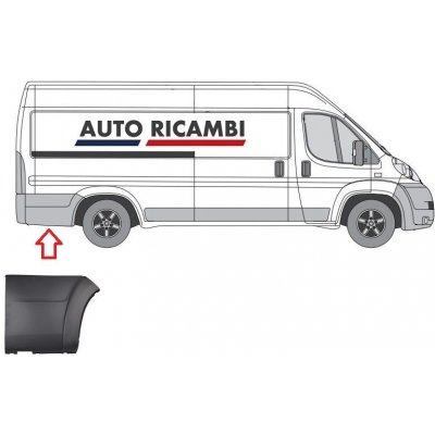 Ochranná lišta Fiat Ducato od 2006 pravá, za zadní kolo - Maxi 735491684 – Hledejceny.cz