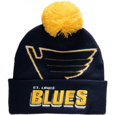 Mitchell & Ness Pánská zimní čepice St. Louis Blues NHL Punch Out – Hledejceny.cz