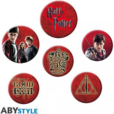 GB eye sada placek Harry Potter Icons 6 ks