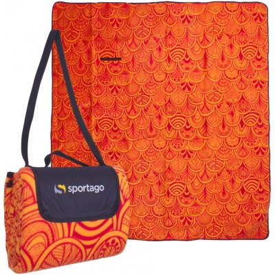 Sportago Forest pikniková deka 180 x 210 oranžová – Zboží Mobilmania