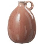 Hnědá keramická váza s uchem Florero - ∅ 19*26 cm - J-Line by Jolipa – Hledejceny.cz
