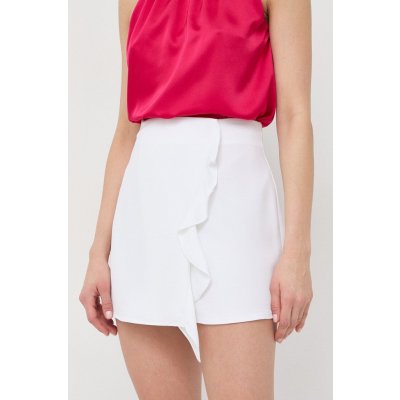 Armani Exchange mini sukně áčková bílá