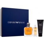 Giorgio Armani Emporio Armani Stronger With You EDT 100 ml + sprchový gel 75 ml + EDT 15 ml dárková sada – Zboží Mobilmania