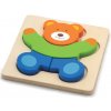 Dřevěná hračka Babu puzzle medvěd