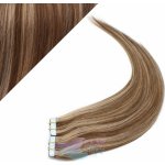 Tape in 40cm vlasy REMY tmavý melír #4/27 – Sleviste.cz
