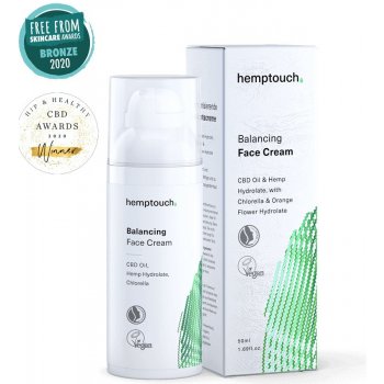 HempTouch Vyrovnávající pleťový krém pro mastnou pleť 50 ml