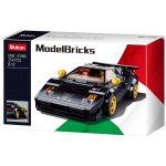 Sluban B1098 Italský černý sportovní vůz – Zboží Dáma