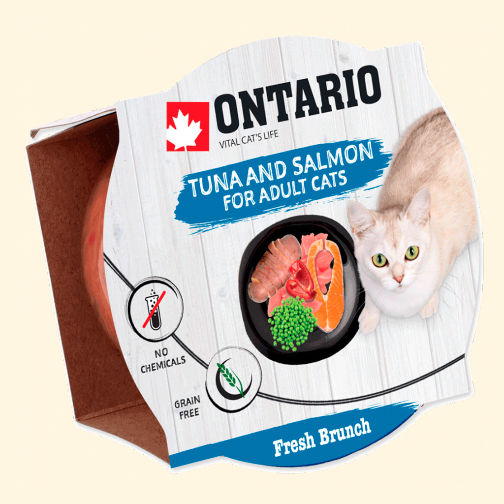 Ontario Fresh Brunch Tuna & Salmon 80 g​