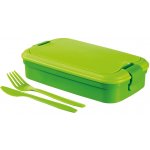 M.A.T. box svačinový Lunch & Go s klick uz+ příbor PH zelený – Zboží Dáma