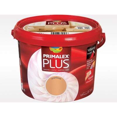 Primalex Plus 2,5 l - oranžová – Zboží Mobilmania
