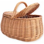 OVČÍ VĚCI Proutěný piknikový koš 28 x 40 cm – Zboží Dáma