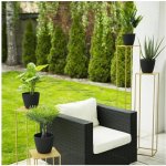 HowHomely Stojan na květiny 130 x 24 cm zlatá DD0040 – Hledejceny.cz