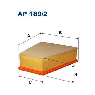 Vzduchový filtr FILTRON AP 189/2 – Hledejceny.cz