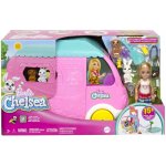 Barbie Chelsea 2 v 1 Karavan s panenkou – Zboží Dáma