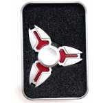 Fidget Spinner Silver Crab HQ červený