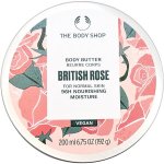 The Body Shop British Rose rozjasňující tělové máslo pro normální až suchou pokožku 200 ml – Zbozi.Blesk.cz