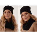 Fashionweek dámský zimní set čepice šála flísová podšívka ZIZI32/K1 černá – Hledejceny.cz