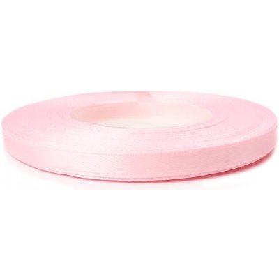 Saténová stuha baby růžová 8037 6 mm 30 m – Zboží Dáma