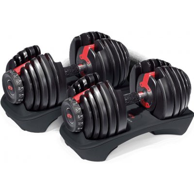 BOWFLEX 552i Jednoruční činky s automatickým nastavením zátěže 2-24 kg – Hledejceny.cz