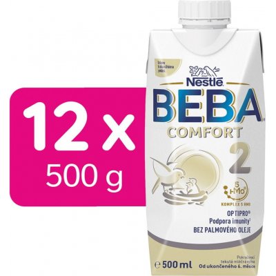 BEBA COMFORT 2 HMO 12 x 500 ml – Zboží Dáma