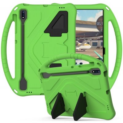 Protemio KIDDO Dětský obal pro Samsung Galaxy Tab S8+/S7+/S7 FE 54236 zelený – Zboží Mobilmania