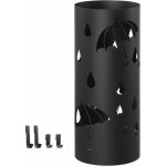 SONGMICS Stojan na deštníky kulatý černý motiv deštníky – Zbozi.Blesk.cz